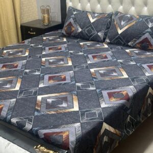 Crystal Cotton Double Bed Sheet Printed Design